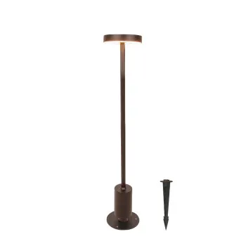 Viokef Tango rozsdabarna LED kültéri leszúrható lámpa (VIO-4333001) LED 1 izzós IP54