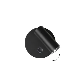 Viokef Tara fekete LED fali olvasólámpa (VIO-4319601) LED 1 izzós IP20