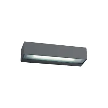 Viokef Tech sötétszürke LED kültéri fali lámpa (VIO-4137602) LED 1 izzós IP54