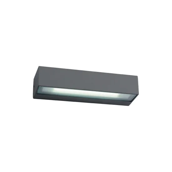 Viokef Tech sötétszürke LED kültéri fali lámpa (VIO-4137602) LED 1 izzós IP54