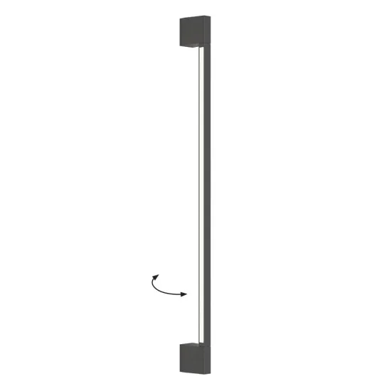Viokef Tessa sötétszürke LED kültéri falikar (VIO-4317800) LED 1 izzós IP54