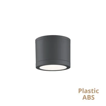 Viokef Tissu sötétszürke LED kültéri mennyezeti lámpa (VIO-4333300) LED 1 izzós IP65