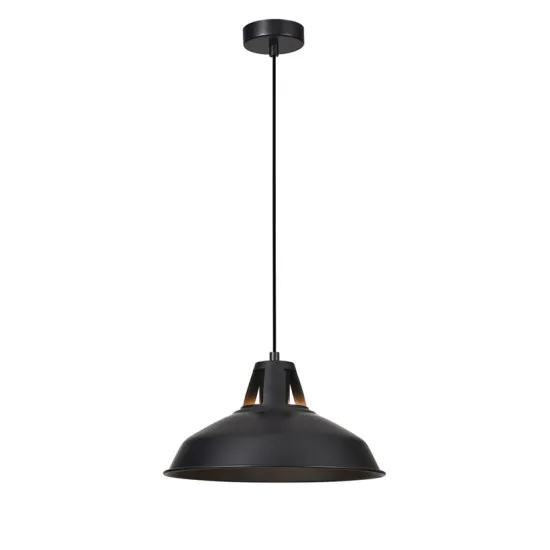 Viokef Velma fekete függesztett lámpa (VIO-4316501) E27 1 izzós IP20