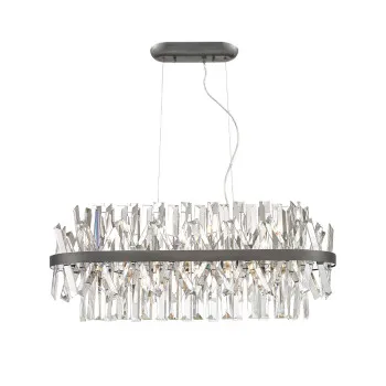Viokef Veronica antik ezüst függesztett lámpa (VIO-4315300) G9 8 izzós IP20