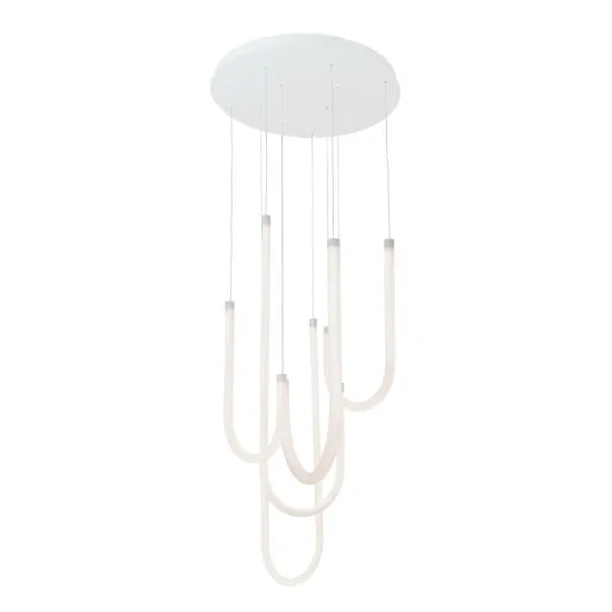 Viokef Yvonne fehér LED függesztett lámpa (VIO-4319300) LED 1 izzós IP20