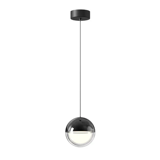 Viokef Zirea fekete LED függesztett lámpa (VIO-4329800) LED 1 izzós IP20