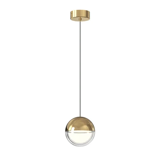 Viokef Zirea arany LED függesztett lámpa (VIO-4329801) LED 1 izzós IP20