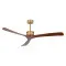 Zambelis  arany-barna fényforrás nélküli mennyezeti ventilátor (ZAM-23002)   IP20