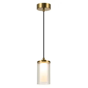 Zambelis  arany-átlátszó LED függesztett lámpa (ZAM-23018) LED 1 izzós IP20