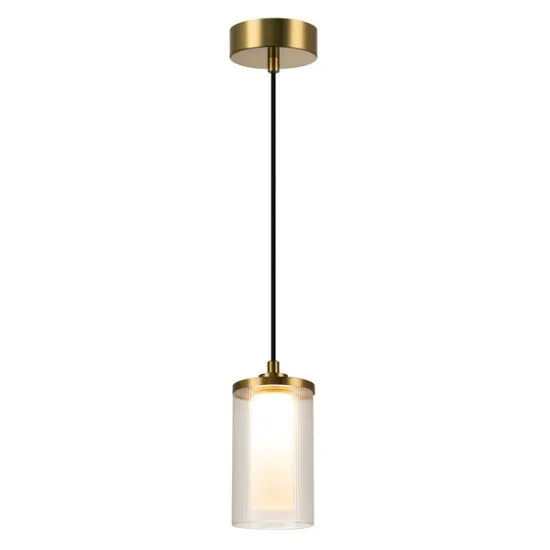 Zambelis  arany-átlátszó LED függesztett lámpa (ZAM-23018) LED 1 izzós IP20