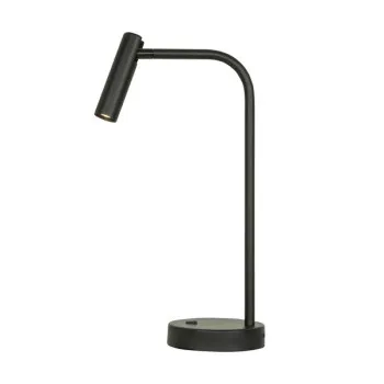 Zambelis  fekete LED asztali lámpa (ZAM-23036) LED 1 izzós IP20