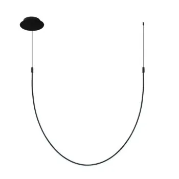 Zambelis  fekete-fehér LED mennyezeti lámpa (ZAM-23052) LED 1 izzós IP20