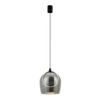 Zambelis  fekete-szürke LED függesztett lámpa (ZAM-23078) LED 1 izzós IP20