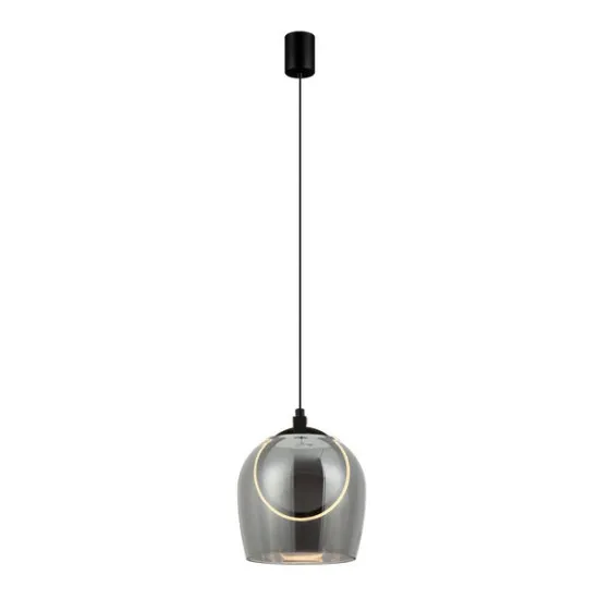 Zambelis  fekete-szürke LED függesztett lámpa (ZAM-23078) LED 1 izzós IP20