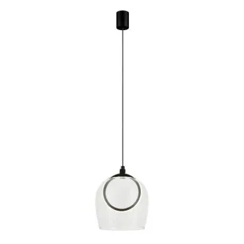 Zambelis  fekete-átlátszó LED függesztett lámpa (ZAM-23080) LED 1 izzós IP20