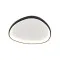 Zambelis  fekete-fehér LED mennyezeti lámpa (ZAM-23087) LED 1 izzós IP20