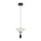 Zambelis  fekete-fehér LED függesztett lámpa (ZAM-23198) LED 1 izzós IP20