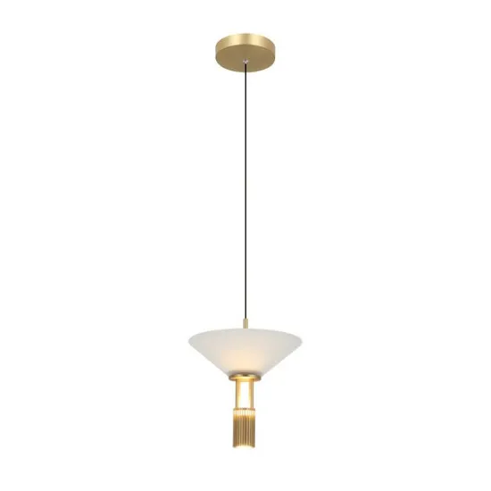Zambelis  arany-fehér LED függesztett lámpa (ZAM-23199) LED 1 izzós IP20
