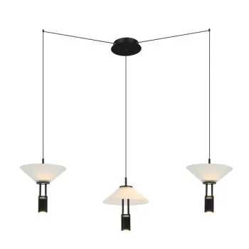 Zambelis  fekete-fehér LED függesztett lámpa (ZAM-23200) LED 1 izzós IP20