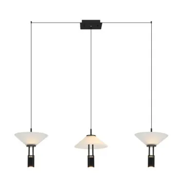 Zambelis  fekete-fehér LED függesztett lámpa (ZAM-23202) LED 1 izzós IP20