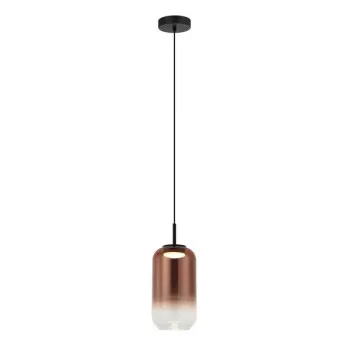 Zambelis  fekete-réz LED függesztett lámpa (ZAM-23219) LED 1 izzós IP20