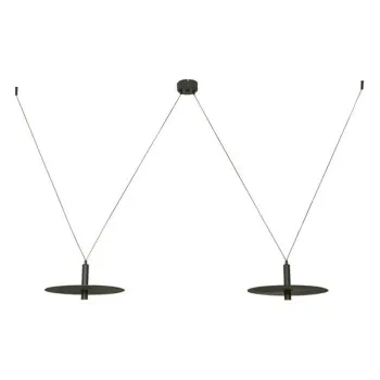 Zambelis  fekete LED függesztett lámpa (ZAM-23227) LED 1 izzós IP20
