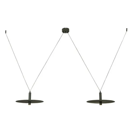Zambelis  fekete LED függesztett lámpa (ZAM-23227) LED 1 izzós IP20