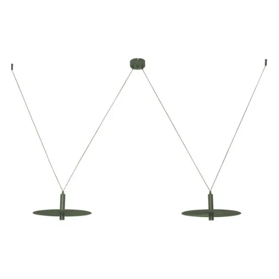Zambelis  zöld LED függesztett lámpa (ZAM-23228) LED 1 izzós IP20
