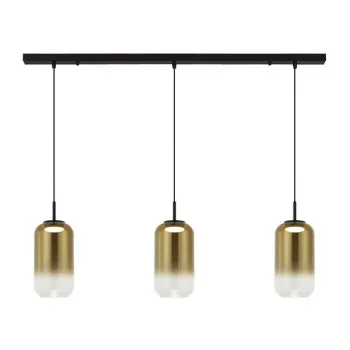 Zambelis  fekete-arany LED függesztett lámpa (ZAM-23232) LED 3 izzós IP20