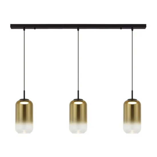 Zambelis  fekete-arany LED függesztett lámpa (ZAM-23232) LED 3 izzós IP20