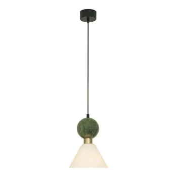 Zambelis  zöld-fehér függesztett lámpa (ZAM-23238) E14  1 izzós IP20