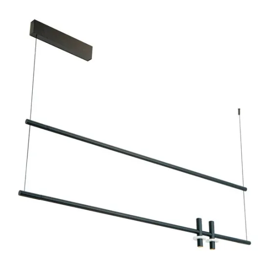 Zambelis  fekete-fehér LED függesztett lámpa (ZAM-23251) LED 1 izzós IP20