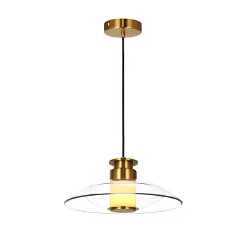 Zambelis  sárgaréz-fehér LED függesztett lámpa (ZAM-25141) LED 1 izzós IP20