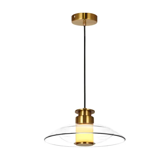 Zambelis  sárgaréz-fehér LED függesztett lámpa (ZAM-25141) LED 1 izzós IP20