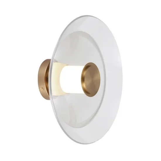 Zambelis  sárgaréz-fehér LED fali lámpa (ZAM-25143) LED 1 izzós IP20