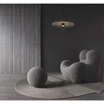 Zambelis  szürke-fehér LED függesztett lámpa (ZAM-25176) LED 1 izzós IP20