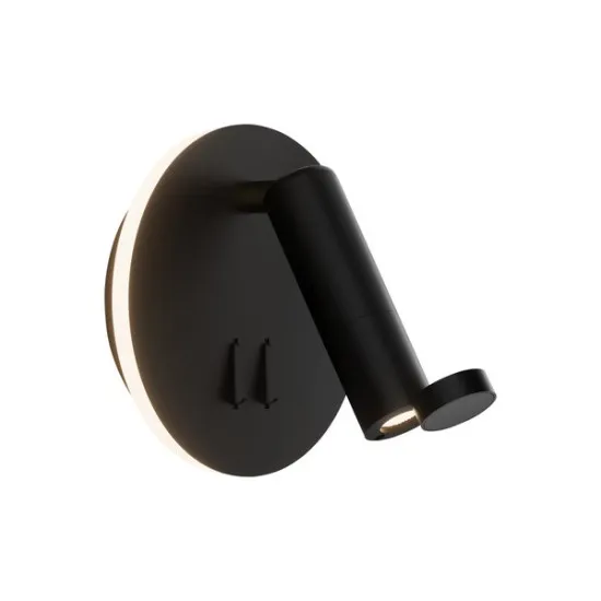 Zambelis  fekete LED fali lámpa (ZAM-25303) LED 1 izzós IP20