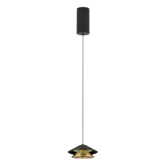 Zambelis  fekete-fehér LED függesztett lámpa (ZAM-25347) LED 1 izzós IP20