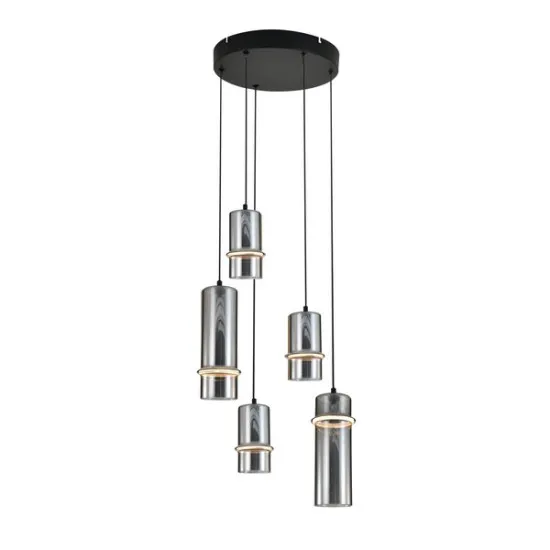 Zambelis  fekete-szürke LED függesztett lámpa (ZAM-2535) LED 1 izzós IP20