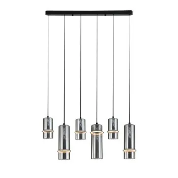 Zambelis  fekete-szürke LED függesztett lámpa (ZAM-2537) LED 1 izzós IP20