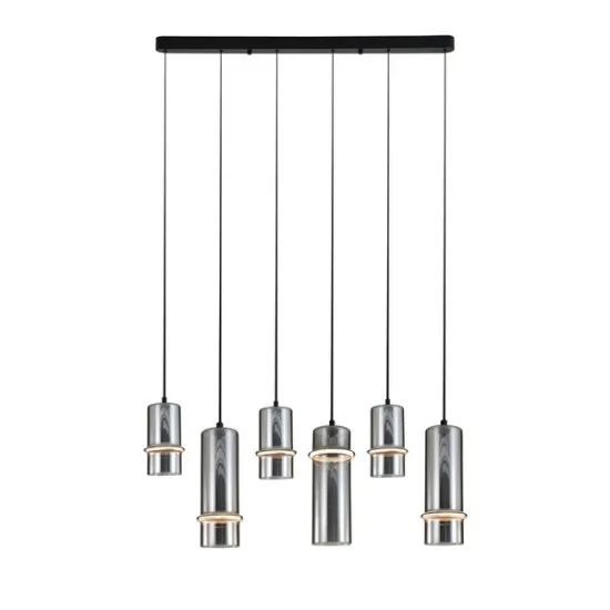 Zambelis  fekete-szürke LED függesztett lámpa (ZAM-2537) LED 1 izzós IP20