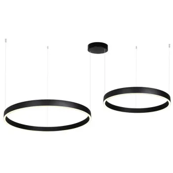 Zambelis  fekete-fehér LED függesztett lámpa (ZAM-25372) LED 1 izzós IP20