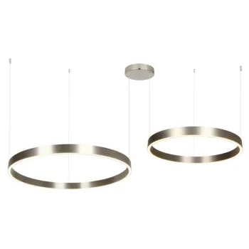 Zambelis  nikkel-fehér LED függesztett lámpa (ZAM-25373) LED 1 izzós IP20