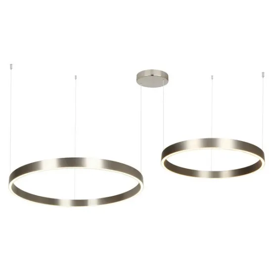 Zambelis  nikkel-fehér LED függesztett lámpa (ZAM-25373) LED 1 izzós IP20