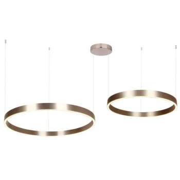 Zambelis  barna-fehér LED függesztett lámpa (ZAM-25374) LED 1 izzós IP20
