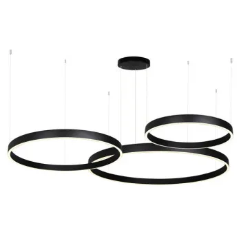 Zambelis  fekete-fehér LED függesztett lámpa (ZAM-25375) LED 1 izzós IP20