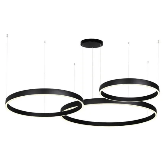 Zambelis  fekete-fehér LED függesztett lámpa (ZAM-25375) LED 1 izzós IP20