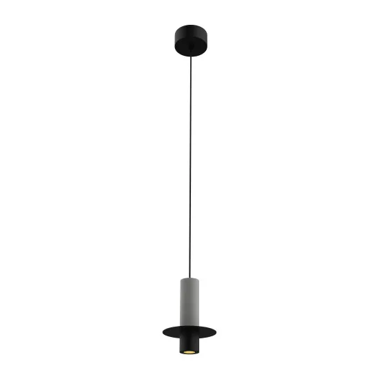 Zambelis  fekete-szürke LED függesztett lámpa (ZAM-25378) LED 1 izzós IP20