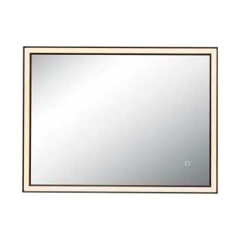 Zambelis  fekete-fehér LED fürdőszobai tükör (ZAM-25392) LED 1 izzós IP44