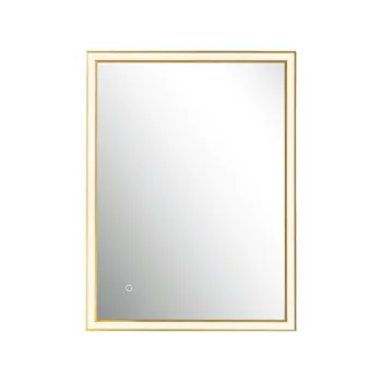 Zambelis  arany-fehér LED fürdőszobai tükör (ZAM-25393) LED 1 izzós IP44